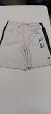 New Russell Boy Core Short Gray Dri-power 360 Reflective XXL 18 Waist Athletic