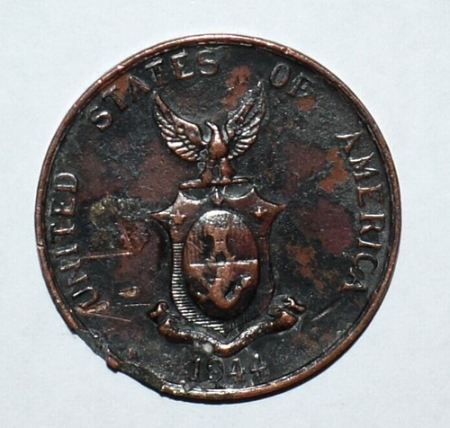 1944 Philippines Centavo United States of America Coin San Minted w Errors WWII - Picture 8 of 24