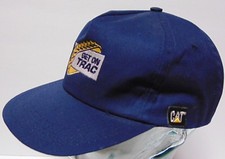 Rare Vtg 1990s CATERPILLAR GET ON TRAC ADVERTISING TRUCKER HAT MADE IN THE USA