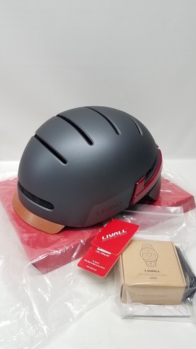 LIVALL BH51M Cycling Smart Helmet Medium 55-59cm Graphite Black New Open Box - Picture 5 of 9