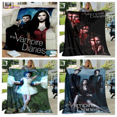 Neu The Vampire Diaries Decke Flanelldecke Sofadecke Kuscheldecke Schlafdecke