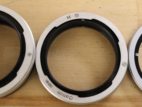 Canon Extension Tube M Set M5 M10 M20 M20 Rings for FD /FL, Boxed - Picture 6 of 13