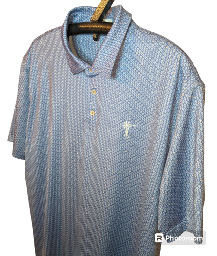 PETER MILLAR Shaken Not Stirred Golf Polo Shirt Size XL Summer Comfort Austin TX - Picture 9 of 17