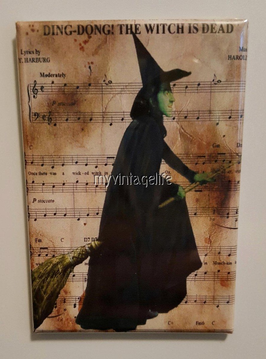 Wizard Oz Wicked Witch of West Ding Dong the Witch is Dead 2