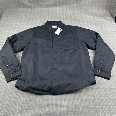 Outerknown Shirt Jacket Mens Small Evolution Econyl Snap Up Nylon Huckberry New