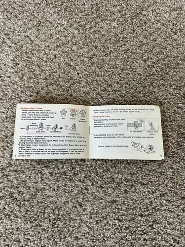 Super Mario Land Game Boy SOLO MANUALE autentico - Foto 3 di 5