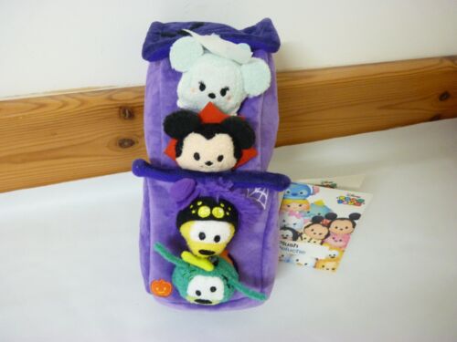 Disney Store Tsum Tsum Haunted Mansion House Micro Set Mickey Minnie Goofy Pluto - Picture 1 of 9