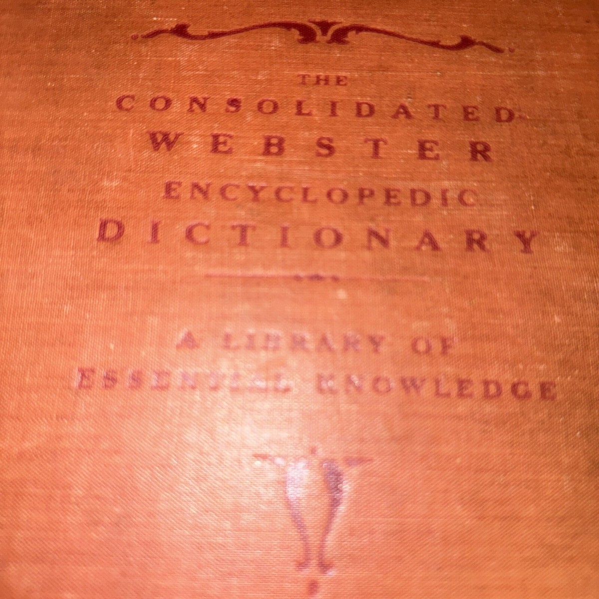 Webster's Encyclopedic Dictionary A Library Of Essential Knowledge