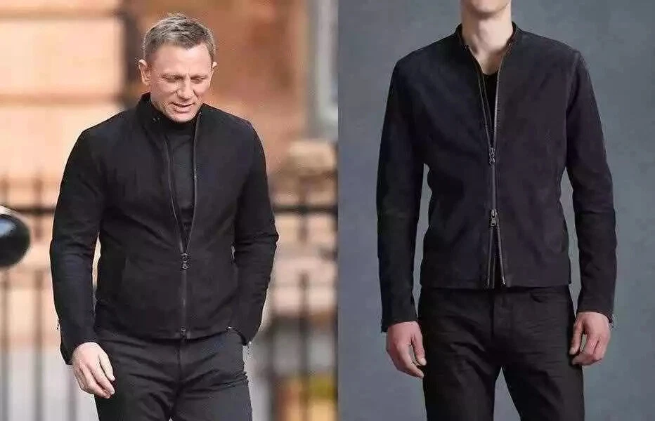 Cafe Racer Leather Jacket for Men Black Pure Suede Custom Made Size S M L XL-197
Opens in a new wind
