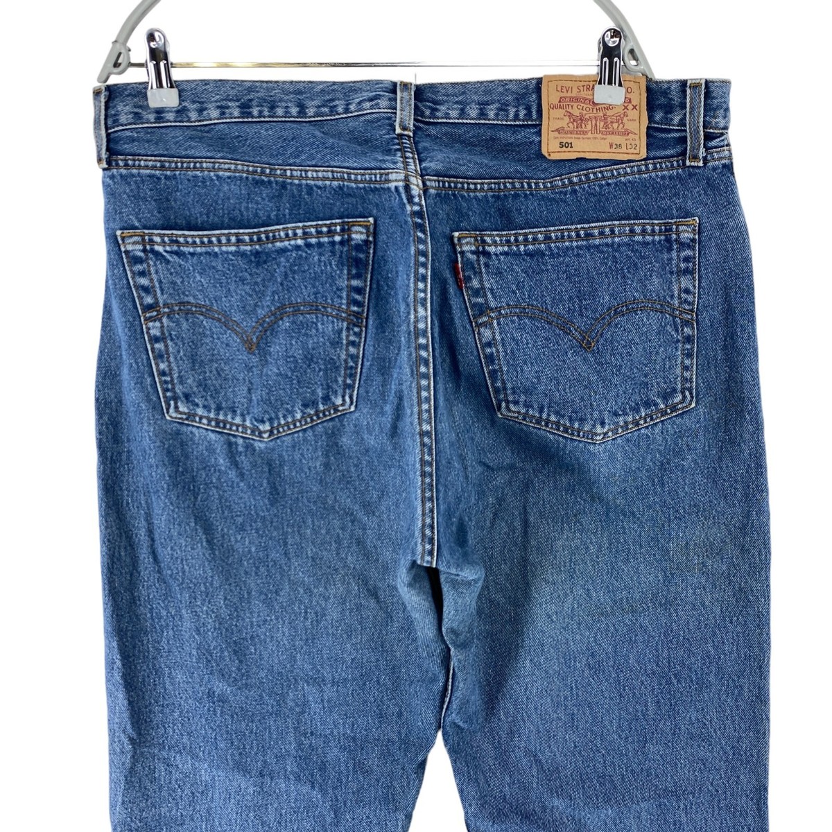 Vintage Levi's 501 Blue Original Regular Straight Fit Jeans W38