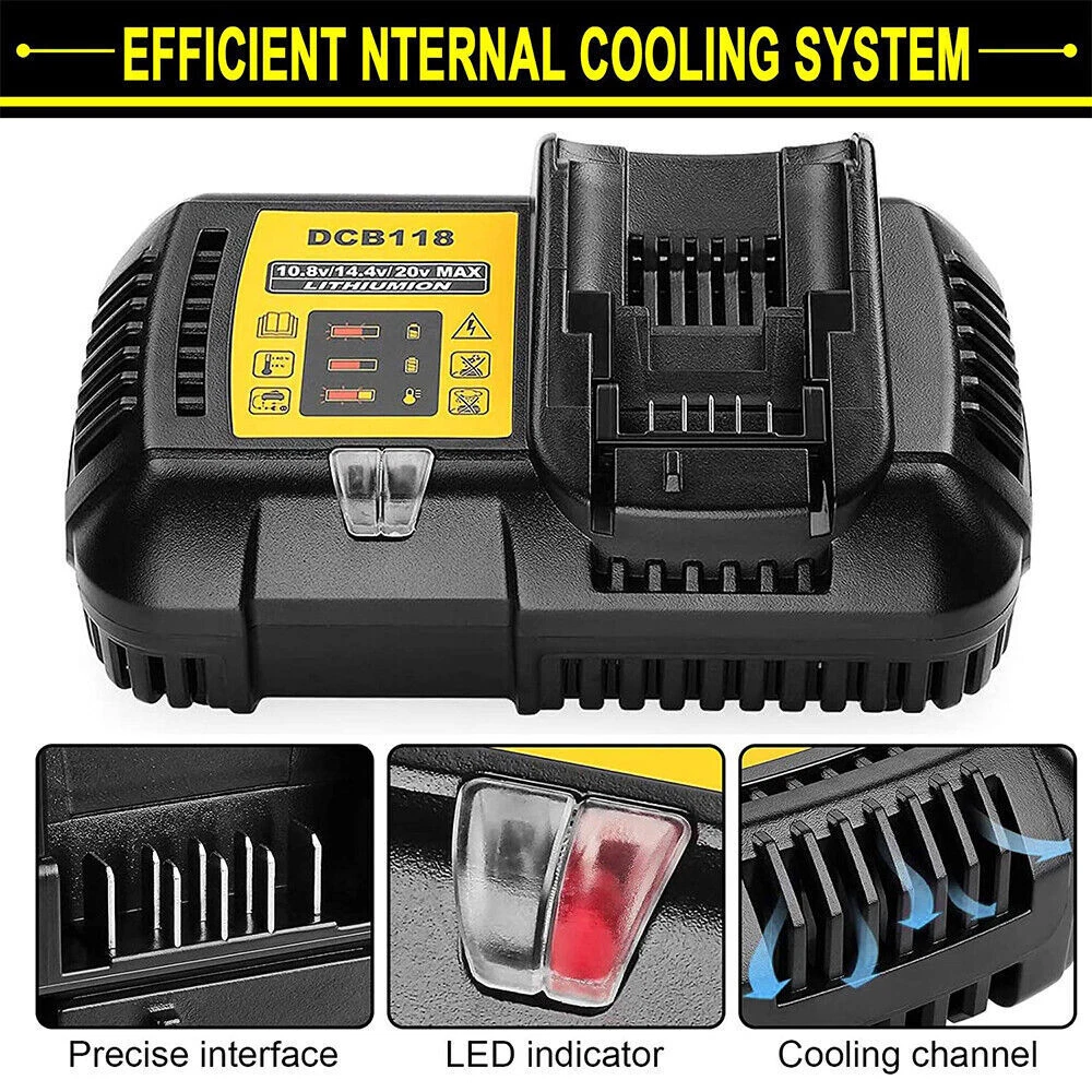 Neu F r DeWalt DCB118X1 18V 54V 60V Max XR Li Ion DCB118 Akku