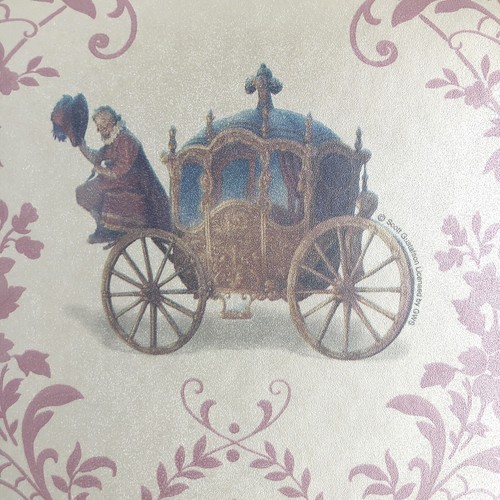 Willow Lake Vinyl Wallcovering Scott Gustafson Cinderella Princess Fairytale VTG - Picture 3 of 11