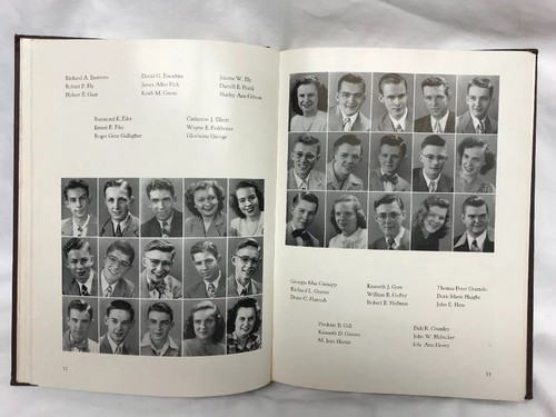 1948 Freeport HIGH SCHOOL YEARBOOK, Freeport, IL Polaris Pretzels - Picture 10 of 12