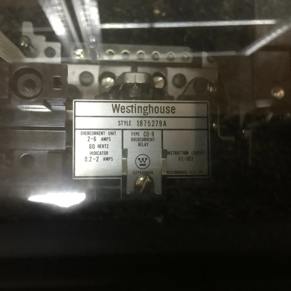 NEW IN BOX WESTINGHOUSE 2-6 AMP TYPE CO-9 OVERCURRENT RELAY 1875279A - Image 4 of 4