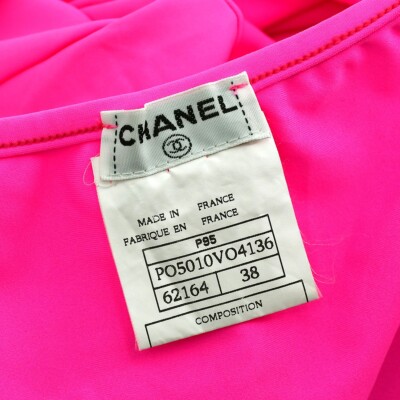 CHANEL ピンク ロゴ刺繍 Tシャツ 38/40 Chanel Cropped T-shirt Pink P95 #38 162591 | eBay