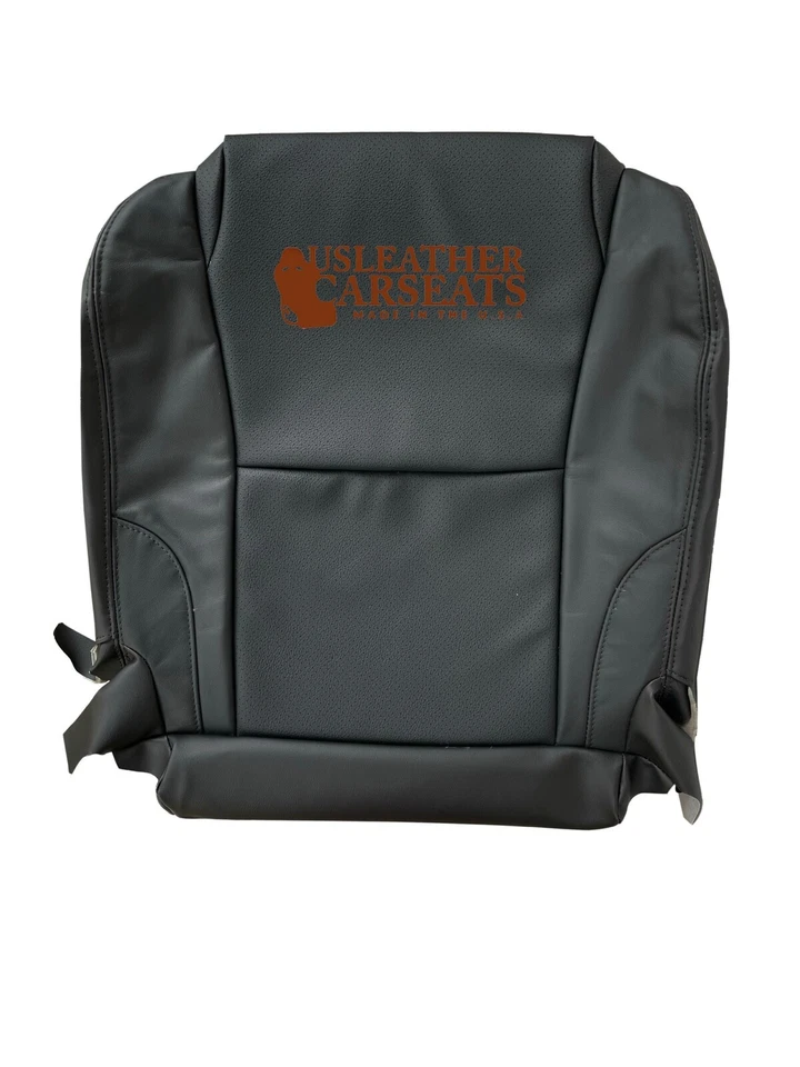 Fits 2006-2009 Lexus IS250 IS350 Driver Bottom Seat Cover Leather Perforated Blk - Image 2 of 4