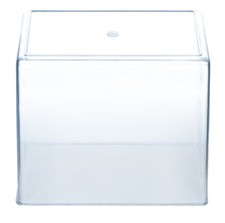 Aquarium Tank - Small - Molded Plastic - .75 Gallon Capacity - 7" x 6" x 4.25"