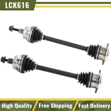 TrakMotive Set of 2 Front CV Joint Axle Shafts for Audi A6 Quattro 1998-2004