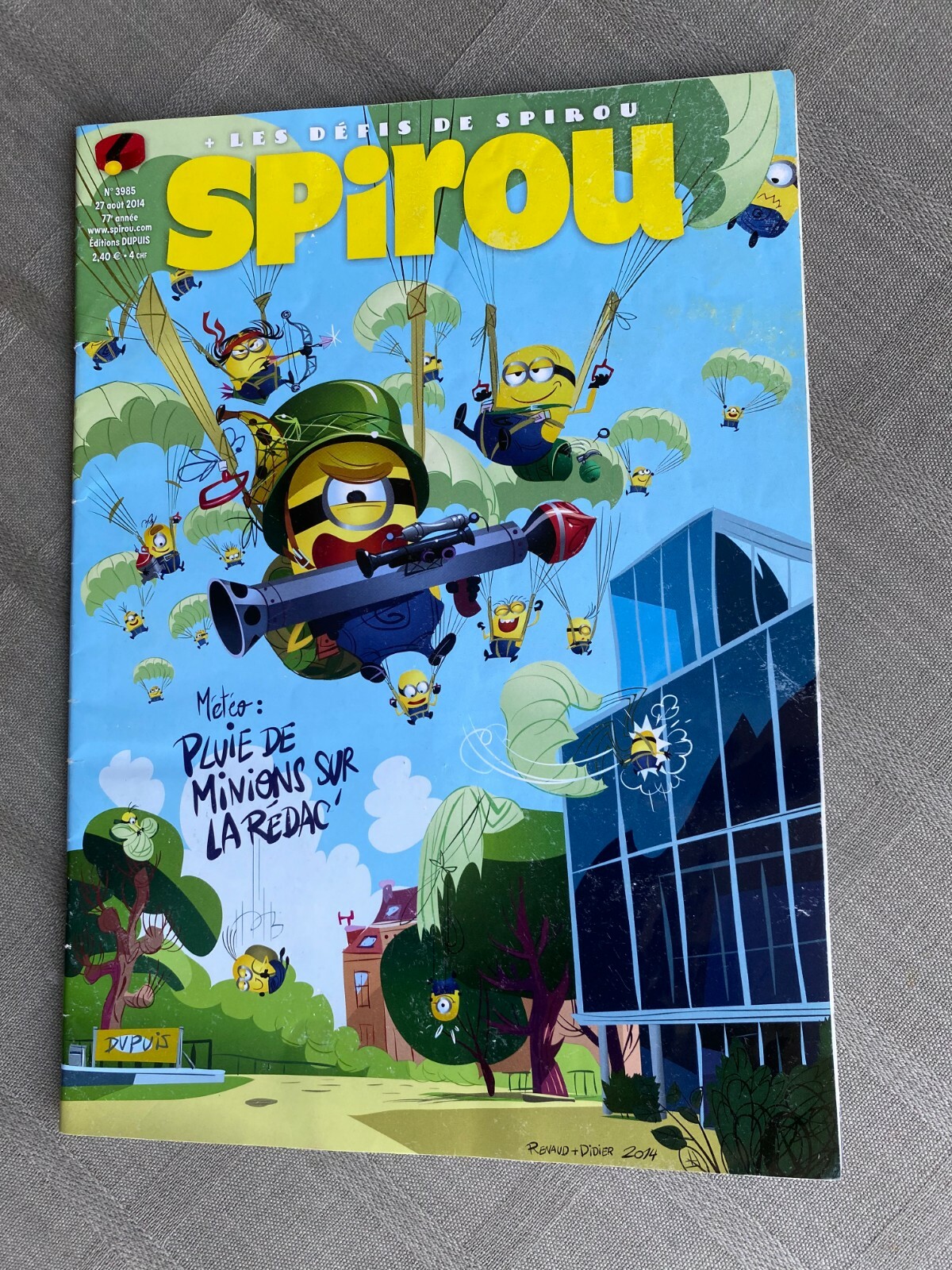 Spirou No 3985 2014 Excellent Condition Full Of CCMT La Menace Comic