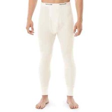 3 Pack Fruit of Loom RealTree Mens Thermal Waffle Pants Bottoms Natural Sz 2X