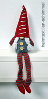 Kantenhocker Wichtel Kantensitzer Weihnachten Winter Gnom Dekofigur Dekoration