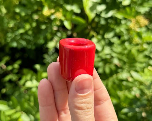 Ceramic Chime Candle Holder: Choose Color! (Magick Ritual, Spell Candle Holder) - Picture 20 of 23