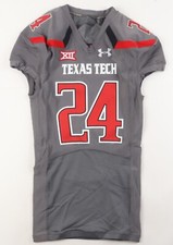 Texas Tech Red Raiders 2014 Football Team Issued Grey Jersey Size 44 Fanatics
