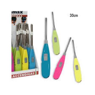 x Set 20 Stück Feuerzeuge Gasanzünder Bunt Küche Herd 30cm dfh