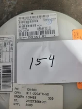 Philips 9C08052A2200JLHFT Thick Film Chip Resistors  5000 Count on Reel