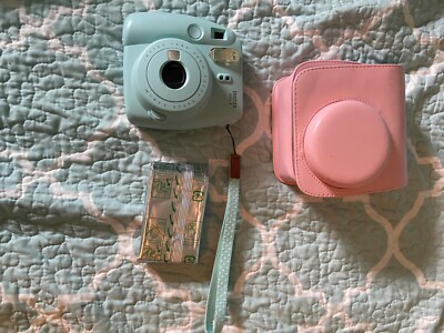 Aesthetic Polaroid Camera Polaroid Photography Blue Polaroid