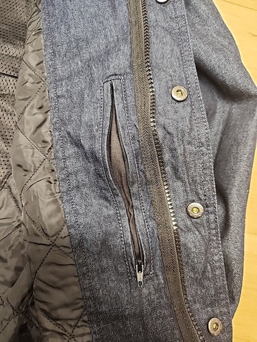 Mens Saint CC Denim Motorcycle Jacket Size XXL NEW - Picture 9 of 11