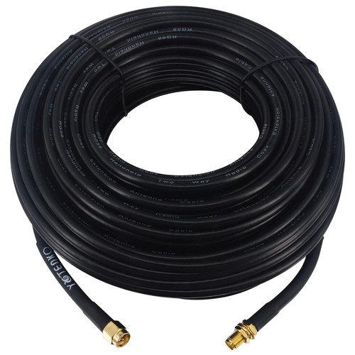 SMA Antenna Extension Cable - 20 Meters65.6FT, RG58 Coaxial Cable SMA Male to... - Zdjęcie 8 z 8