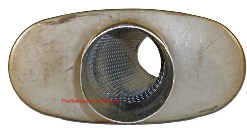 2.5" O/C Performance Exhaust Muffler MAX FLOW Stainless Steel 4x9 MF1226 - Picture 3 of 3