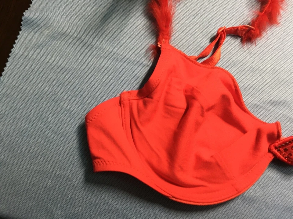 BaciRubati tamanho us34b eu75b it3b underwire sem enchimento vermelho - Imagem 2 de 4