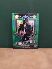 2021 Panini Prizm Draft Picks Collegiate #168 Zach Wilson Green RC