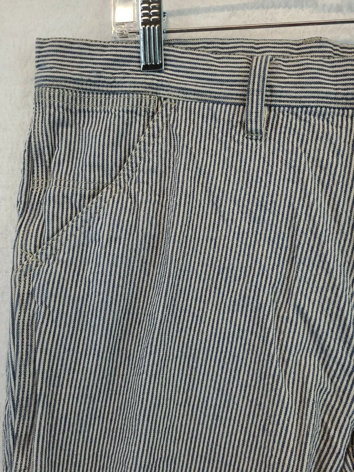 Pantalones Cortos Vaqueros Gap 1969 Clásicos Azul Rayas Para Hombre Cintura 36 Foto 2 de 4
