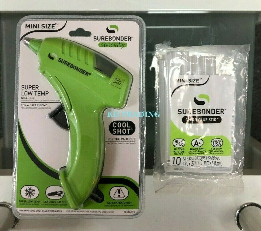 Surebonder Specialty Glue Gun, Super Low Temp, Cool Shot, Mini Size