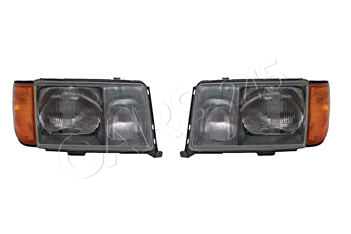 Headlight Right+Left Set For MERCEDES A124 C124 S124 W124 1984  