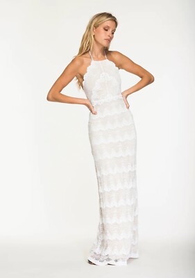 NWT $498 NIGHTCAP FREE PEOPLE MONACO WHITE TAN LACE BRIDE BOHO MAXI DRESS GOWN L | eBay NWT $498 NIGHTCAP FREE PEOPLE MONACO WHITE TAN LACE BRIDE BOHO MAXI DRESS GOWN L | eBay