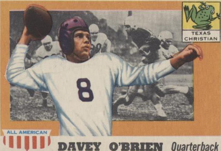 1955 Topps All American Davey O'brien #34 - 1 of 2