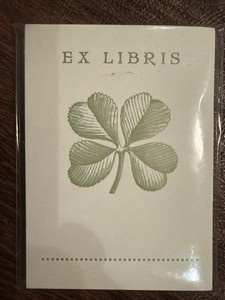 Jonathan Wright & Co. Letterpress Bookplates “Ex Libris”  New