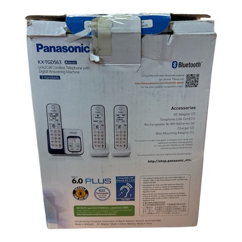 Panasonic KXTGD563 A Navy Blue Link2 Handy Schnurloses Telefon Offener Karton Neu - Bild 3 von 5