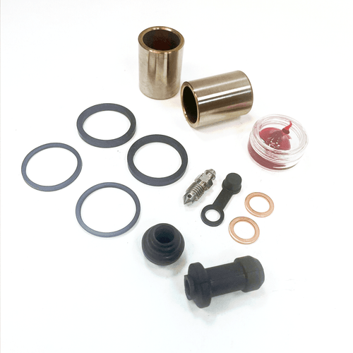 Sello de pinza de freno + kit de pistón de acero inoxidable para Honda VT750C 1983 delantero - Imagen 2 de 5