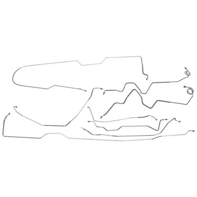 1981-89 Chevrolet Blazer GMC Jimmy 4wd Power Disc Brake Line Set OEM Steel