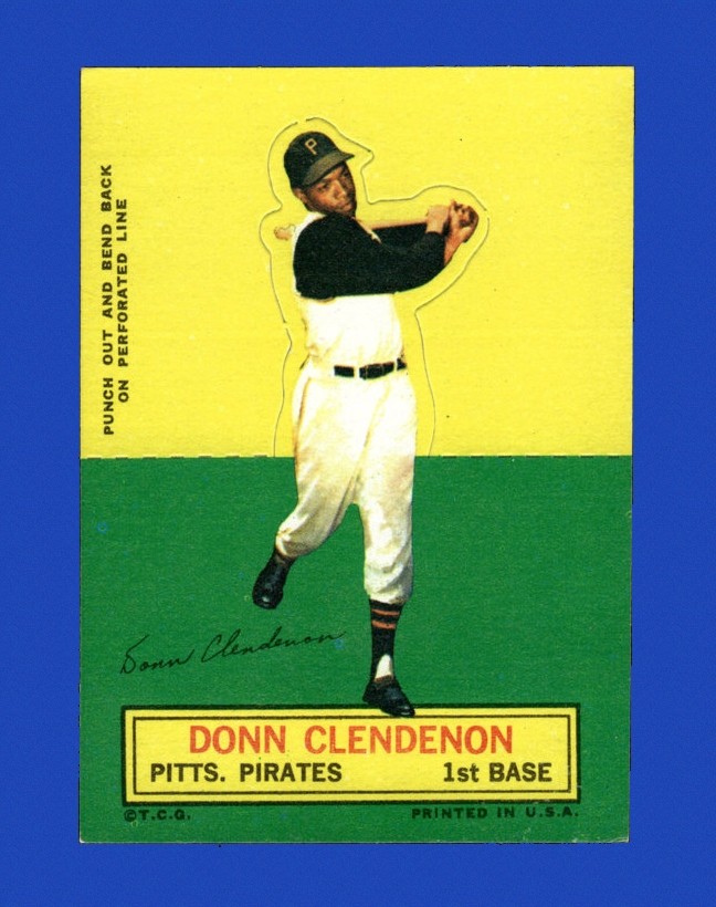 1964 Topps Stand Ups Set-Break Donn Clendenon SP NR-MINT *GMCARDS*