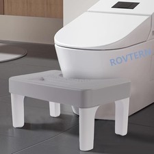 Portable Plastic Toilet Step Stool, Foot Stool, Non-Slip Potty Stool