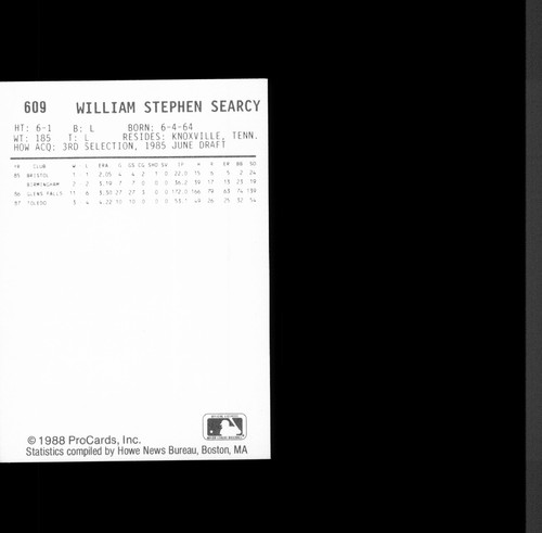 1988 ProCards Toledo Mud Hens - You Pick 1 - Minor League AAA Detroit Tigers - Picture 47 of 49