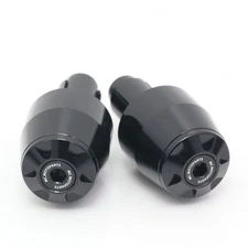 Billet Black Bar Ends Sliders STORM For Ducati 1098 1198 S R 07 08 09 10 11 12