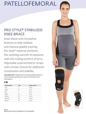 Bell-Horn ProStyle Stabilized Knee Brace Large - Patella Femoral Tracking, Patel