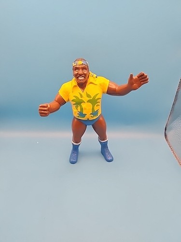 SD Jones WWF Titan Sports Wrestling Superstars Yel...